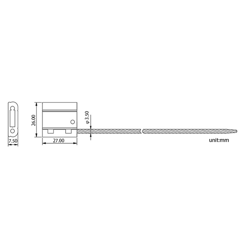 sellos de cable de metal metal cable seals