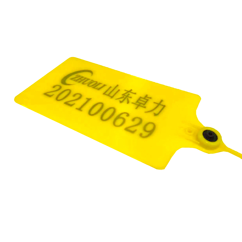 Sello de plástico de bandera Sello de plástico de bandera