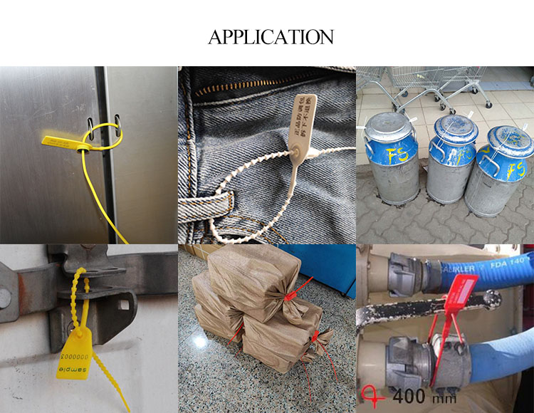 Sello de seguridad de plástico colorido multiusos Multi Purpose Colorful Plastic Security Seal