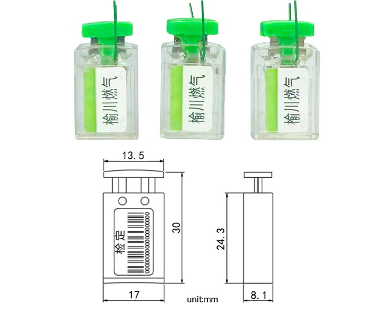Sellos de medidor con impresión de código de barras Meter Seals With Barcode Printing
