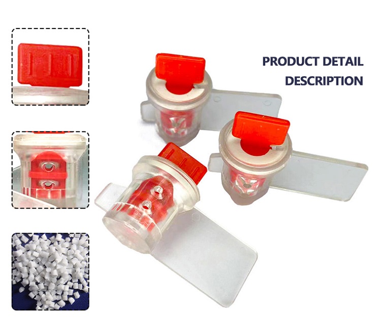 Sello medidor transparente giratorio antimanipulación Anti-tamper Twist Transparent Meter seal