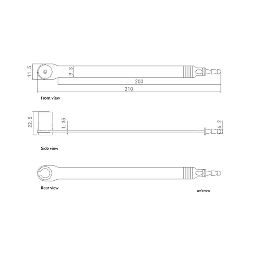 Sello de plástico de longitud fija Fixed Length Plastic Seal