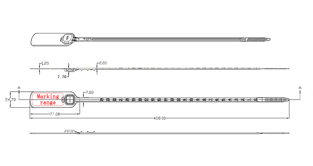 Sellos de remolque de plástico Plastic Trailer Seals